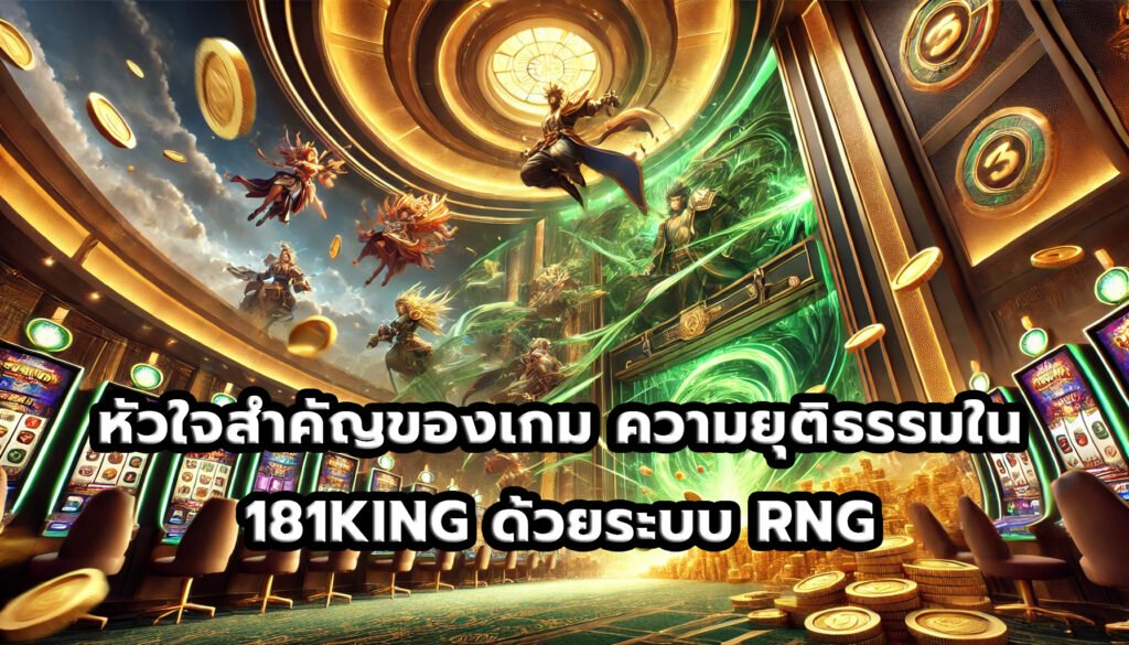 หัวใจสำคัญของเกม ความยุติธรรมใน 181KINGด้วยระบบ RNG-10